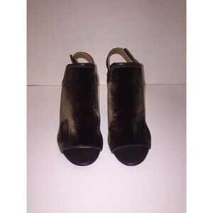 Calvin Klein Women's Brown Suade Heel Open Toe Strap Sz 10 New